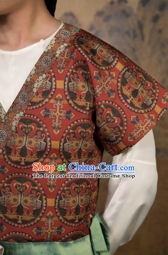 China Ancient Garment Traditional Tang Dynasty Swordsman Hufu Clothing