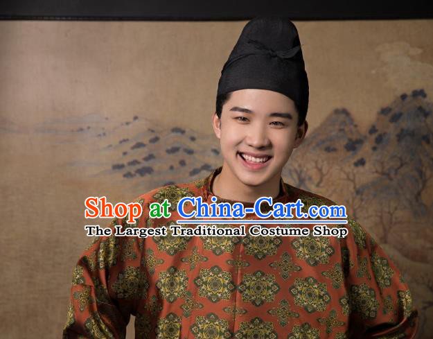 China Traditional Tang Dynasty Noble Childe Hufu Clothing Ancient Young Male Costume