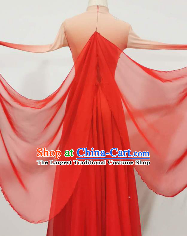 Chinese Opening Dance Beauty Dance Performance Clothing Classical Dance Performance Red Dress