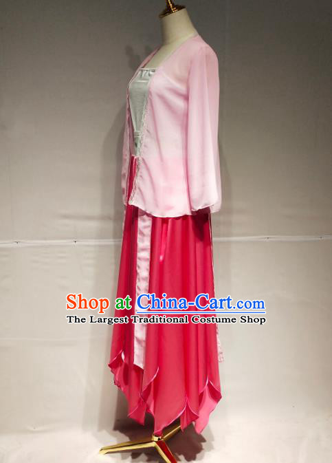 China Classical Dance Stage Show Clothing Lotus Dance Dress Costume