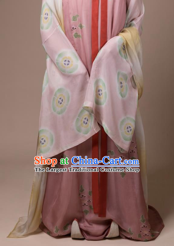 Traditional China Tang Dynasty Royal Princess Historical Clothing Ancient Palace Infanta Hanfu Dress