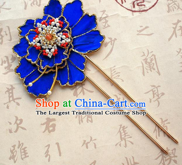 Chinese Traditional Hair Accessories Handmade Qing Dynasty Palace Lady Hairpin