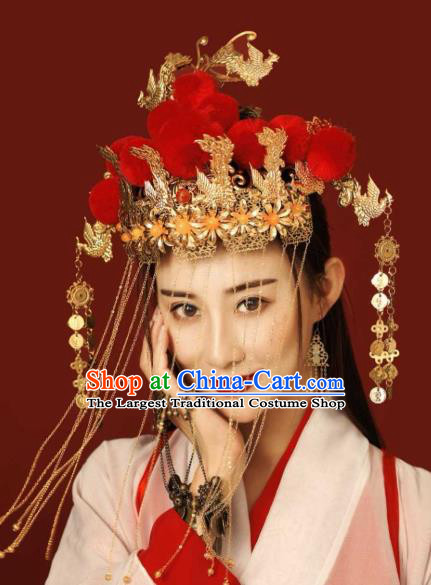 Chinese Movie A Chinese Odyssey Hair Accessories Ancient Goddess Zi Xia Phoenix Coronet