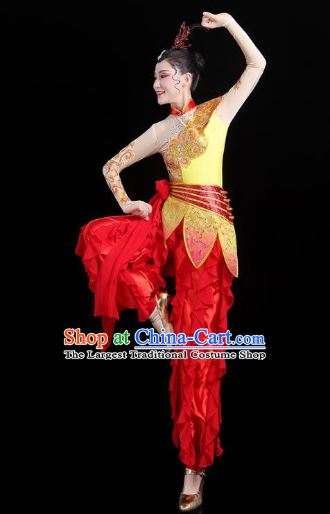 China Traditional New Year Yangko Dance Clothing Folk Dance Drum Dance Outfits