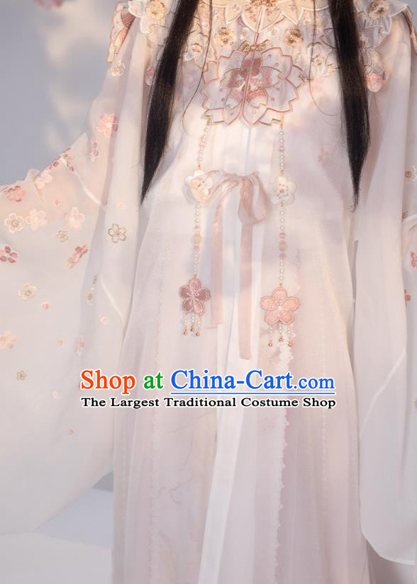 China Ancient Princess Embroidered Hanfu Dress Traditional Ming Dynasty Historical Costumes for Nobility Lady