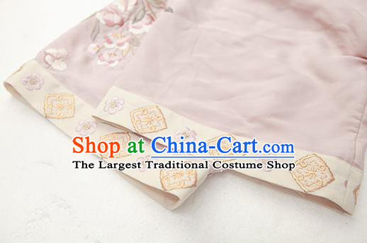 China Ancient Young Girl Hanfu Dress Traditional Tang Dynasty Village Lady Historical Clothing