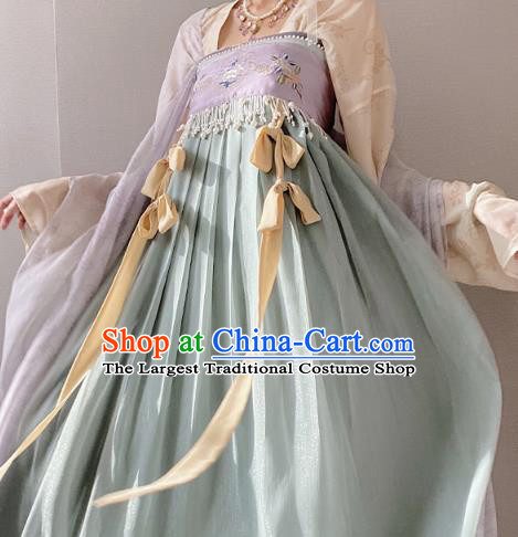 China Ancient Palace Lady Hanfu Dress Garment Traditional Tang Dynasty Princess Historical Clothing Full Set