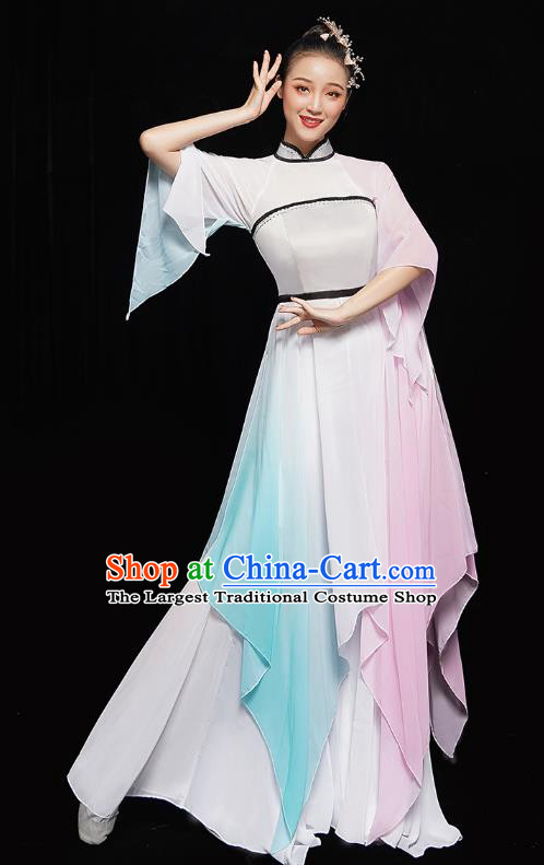 Chinese Traditional Umbrella Dance Costumes Classical Dance Clothing Palace Fan Dance Dress