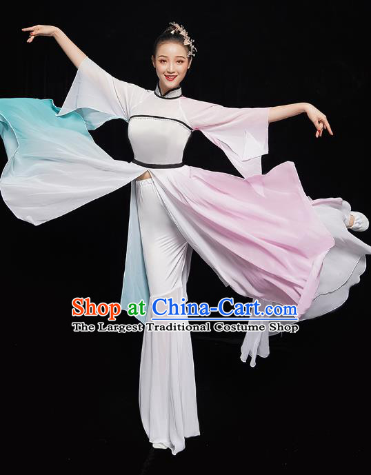 Chinese Traditional Umbrella Dance Costumes Classical Dance Clothing Palace Fan Dance Dress