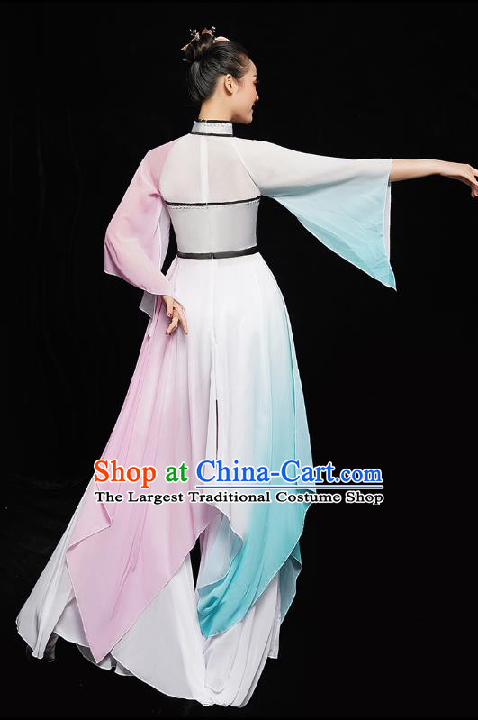 Chinese Traditional Umbrella Dance Costumes Classical Dance Clothing Palace Fan Dance Dress