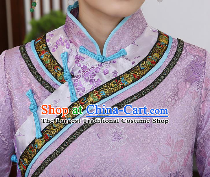 China Ancient Rich Woman Garment Costumes Traditional Qing Dynasty Young Mistress Historical Clothing