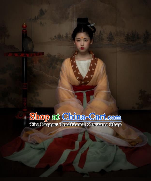 China Northern and Southern Dynasties Court Princess Historical Clothing Ancient Royal Infanta Hanfu Dress Garments