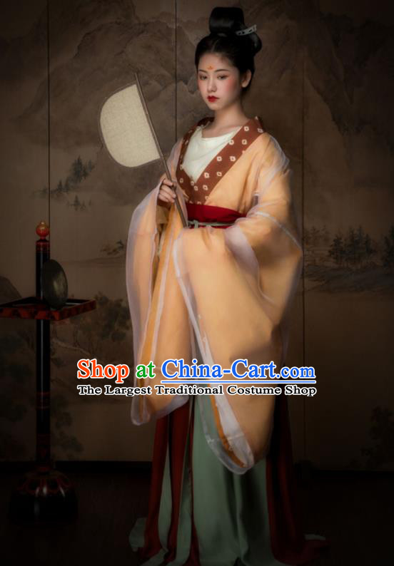 China Northern and Southern Dynasties Court Princess Historical Clothing Ancient Royal Infanta Hanfu Dress Garments