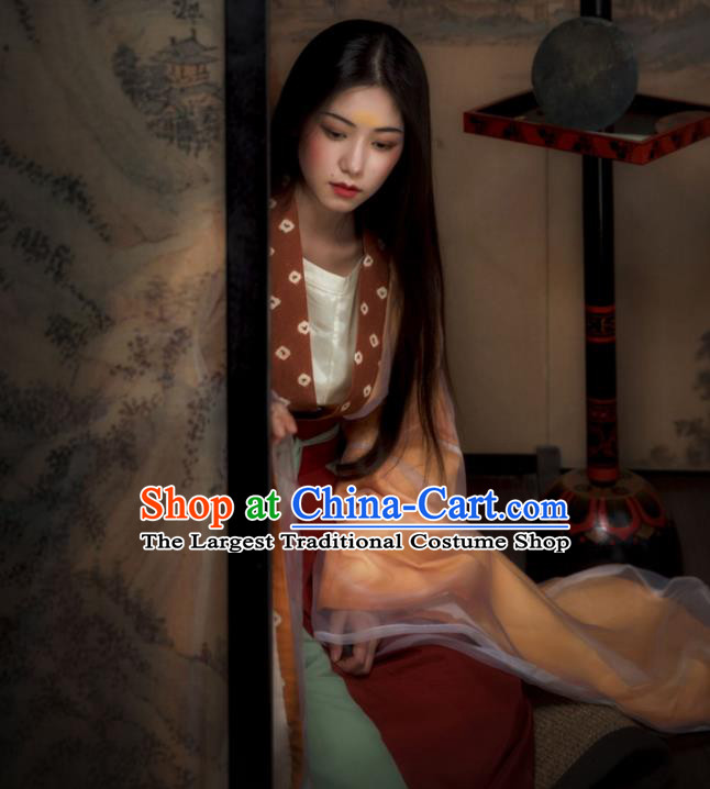 China Northern and Southern Dynasties Court Princess Historical Clothing Ancient Royal Infanta Hanfu Dress Garments