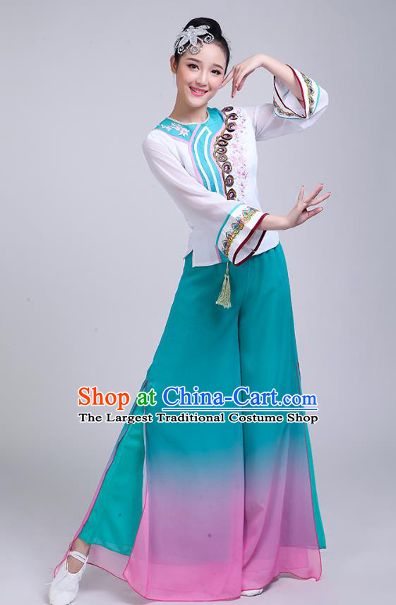 China Yangko Dance Outfits Folk Dance Clothing Fan Dance Group Dance Garment