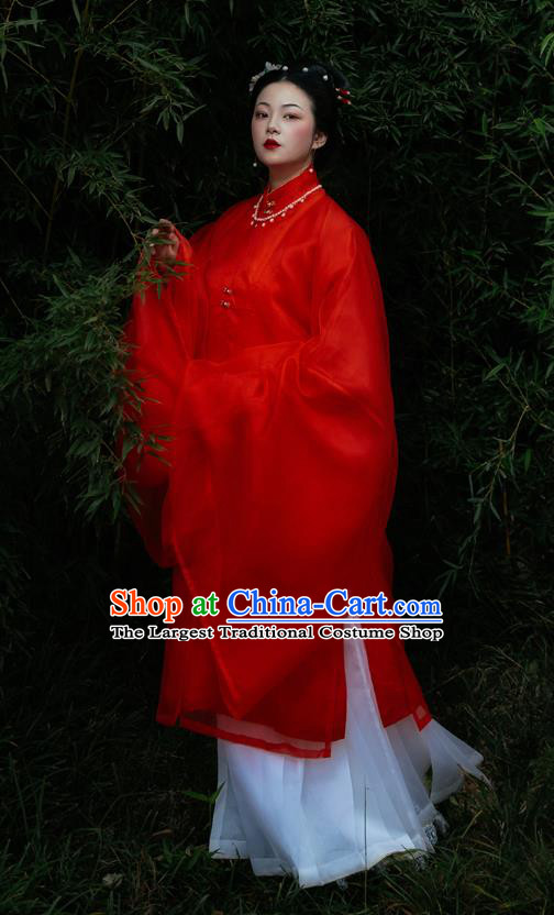 China Traditional Ming Dynasty Royal Countess Garment Costumes Ancient Noble Woman Hanfu Dress Clothing