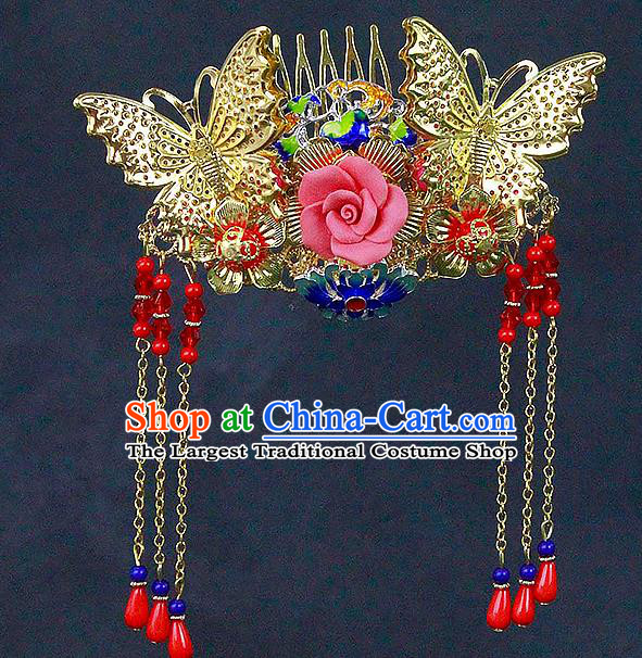 China Traditional Wedding Headwear Classical Bride Hairpins Hair Accessories