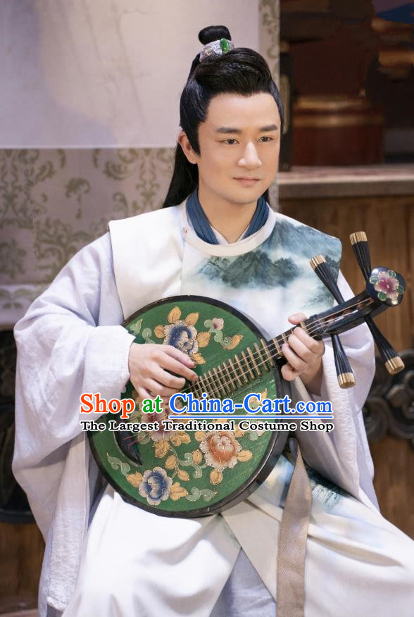 China Ancient Scholar Hanfu Clothing Traditional Television Drama My Heroic Husband Childe Li Pin Costume