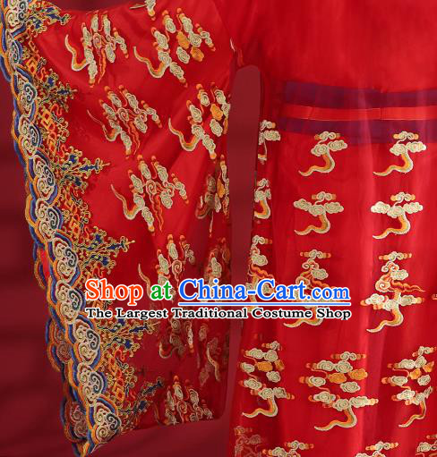 Chinese Ancient Emperor Hanfu Clothing Traditional Wedding Bridegroom Embroidered Costumes