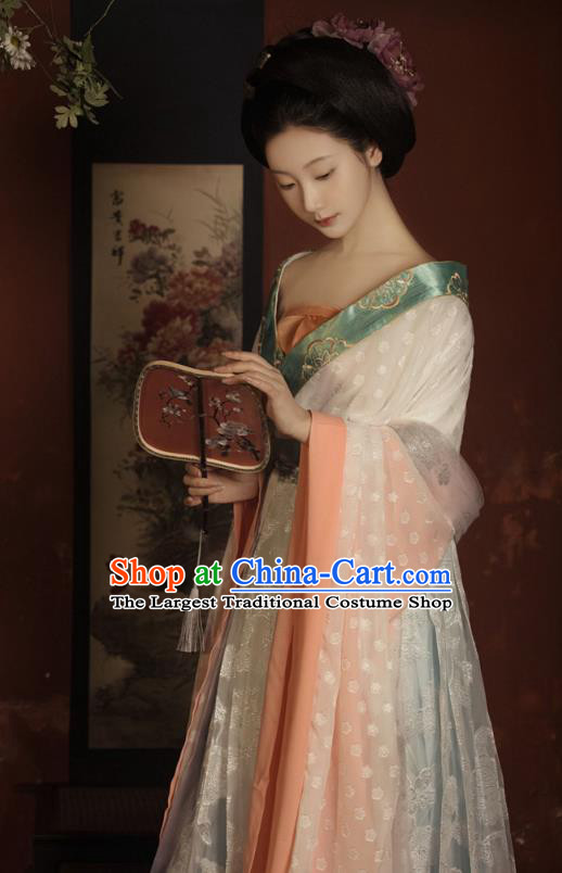 China Southern and Northern Dynasties Historical Clothing Ancient Court Princess Hanfu Dress Apparels