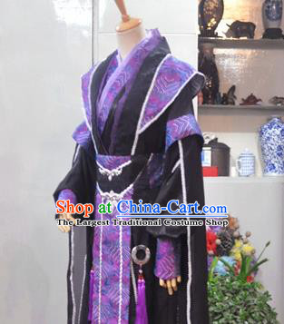 Chinese Ancient Prince Hanfu Clothing Drama Cosplay Chivalrous Male Apparels Han Dynasty Swordsman Garment Costumes