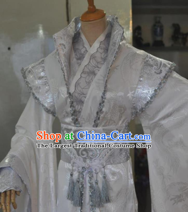 Chinese Qin Dynasty Swordsman Garment Costumes Ancient Prince Hanfu Clothing Drama Cosplay Noble Childe Apparels