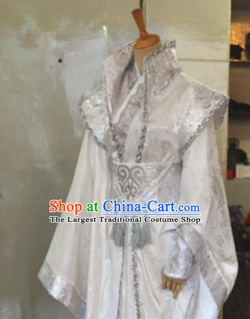 Chinese Qin Dynasty Swordsman Garment Costumes Ancient Prince Hanfu Clothing Drama Cosplay Noble Childe Apparels