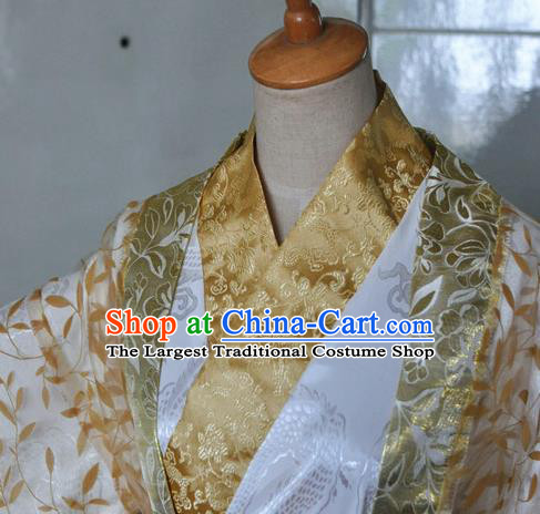 Chinese Drama Cosplay Crown Prince Apparels Han Dynasty Scholar Garment Costumes Ancient Nobility Childe Hanfu Clothing