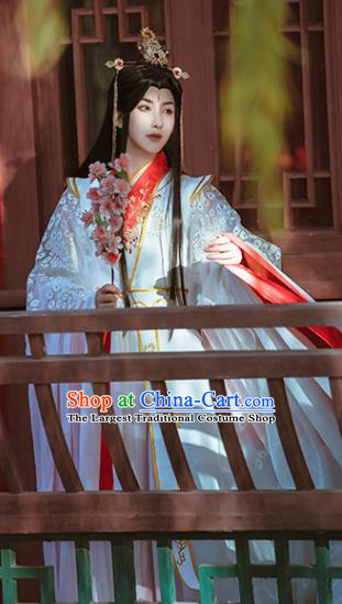 Chinese Ancient Crown Prince Clothing Game Cosplay Xie Lian Apparels Swordsman Wedding Garment Costumes