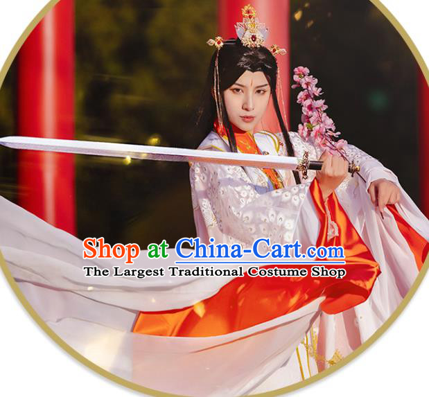 Chinese Ancient Crown Prince Clothing Game Cosplay Xie Lian Apparels Swordsman Wedding Garment Costumes