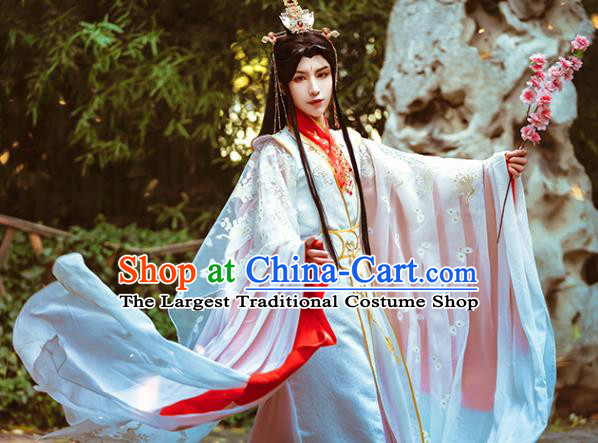 Chinese Ancient Crown Prince Clothing Game Cosplay Xie Lian Apparels Swordsman Wedding Garment Costumes