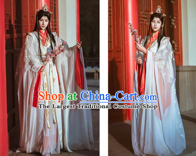 Chinese Ancient Crown Prince Clothing Game Cosplay Xie Lian Apparels Swordsman Wedding Garment Costumes