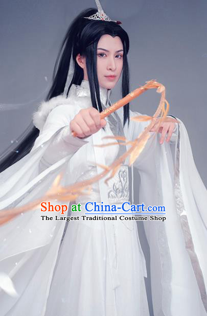 Chinese Game Cosplay Young Hero Chu Wanning Apparels Jin Dynasty Swordsman Garment Costumes Ancient Knight Clothing