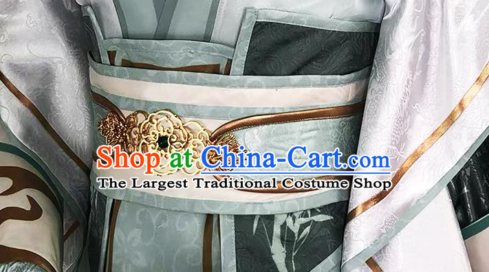 Chinese Cosplay Childe Shen Qingqiu Apparels Han Dynasty Swordsman Garment Costumes Ancient Prince Clothing