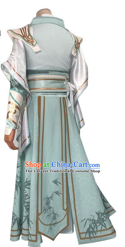 Chinese Cosplay Childe Shen Qingqiu Apparels Han Dynasty Swordsman Garment Costumes Ancient Prince Clothing