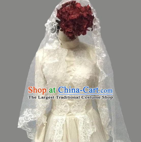 Chinese Hui Ethnic Bride Clothing Classical Embroidered Champagne Full Dress Traditional Wedding Garment Costumes