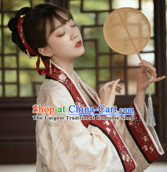 China Traditional Song Dynasty Palace Lady Garments Clothing Ancient Royal Princess Hanfu Dress
