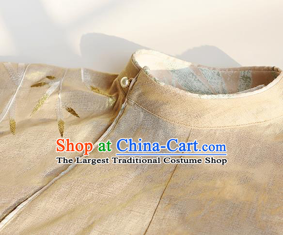 China Ancient Female Swordsman Hanfu Garments Traditional Tang Dynasty Historical Clothing Embroidered Round Collar Robe for Women