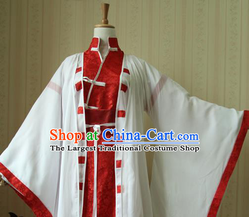 Chinese Ancient Scholar Garment Costumes Cosplay Swordsman Hanfu Clothing Traditional Ming Dynasty Childe Apparels
