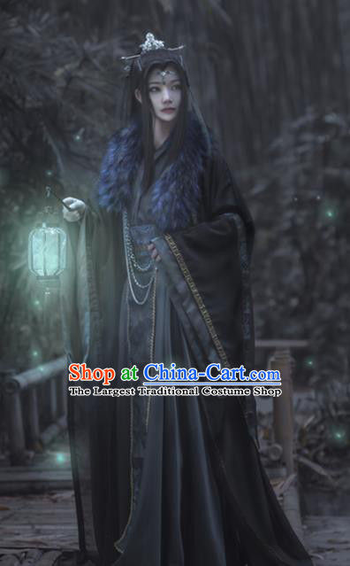 Chinese Cosplay King Qi Rong Hanfu Clothing Traditional Han Dynasty Prince Apparels Ancient Noble Childe Garment Costumes