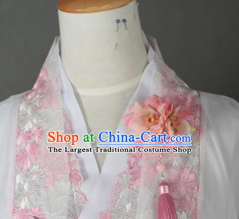 China Cosplay Female Swordsman Jin Que Clothing Ancient Princess Garments Traditional Song Dynasty Young Lady Hanfu Dress