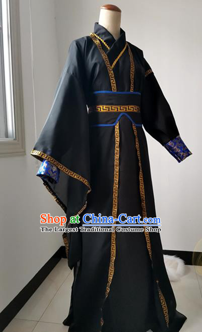 Chinese Ancient Taoist Priest Garment Costumes Cosplay Swordsman Xue Yang Hanfu Clothing Traditional Han Dynasty Chivalrous Knight Apparels
