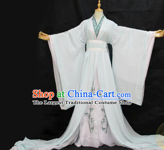 Chinese Traditional Song Dynasty Childe Apparels Ancient Scholar Garment Costumes Cosplay Swordsman Shen Qingqiu Green Hanfu Clothing