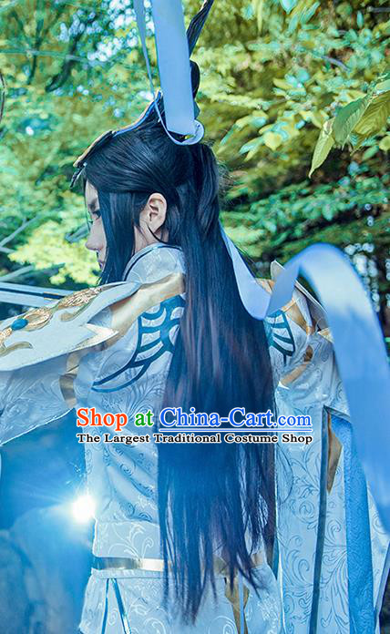 China Ancient General Apparels Qin Dynasty Warrior Garment Costumes Traditional Cosplay Swordsman Hanfu Clothing