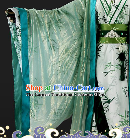 Chinese Cosplay Nobility Childe Clothing Traditional Han Dynasty Prince Apparels Ancient Young Swordsman Garment Costumes