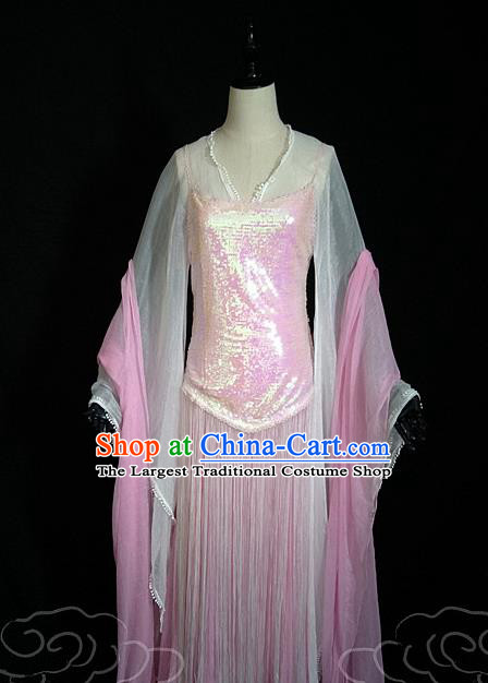 China Ancient Palace Lady Garments Traditional Pink Hanfu Dress Cosplay Drama The Mischievous Princess Situ Jing Clothing