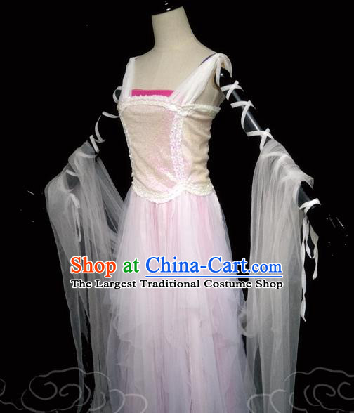 China Ancient Fairy Garments Traditional Tang Dynasty Palace Lady Hanfu Dress Cosplay Drama Journey to the West Zi Xia Clothing