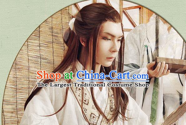 China Qin Dynasty Prince Garment Costumes Traditional Cosplay Swordsman Fu Su Hanfu Clothing Ancient Noble Childe Apparels