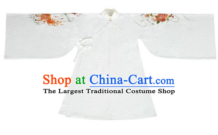 China Ming Dynasty Royal Countess Historical Clothing Traditional Hanfu Garments Ancient Noble Woman Embroidered Hanfu Dress