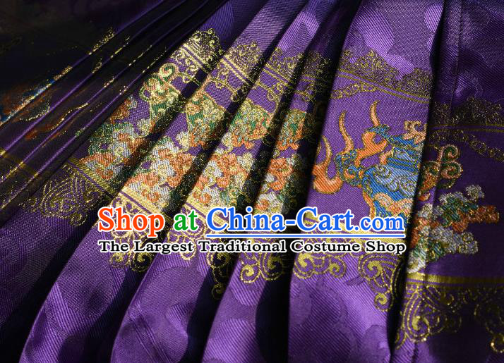 China Ming Dynasty Royal Countess Historical Clothing Traditional Hanfu Garments Ancient Noble Woman Embroidered Hanfu Dress